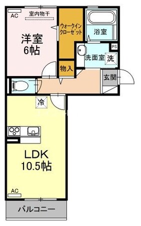 アコール　ジェンテ　A棟の物件間取画像